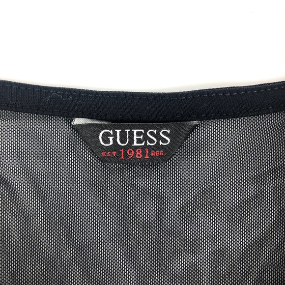 Guess Striped Sleeveless Peplum Top - Picture 8 of 8